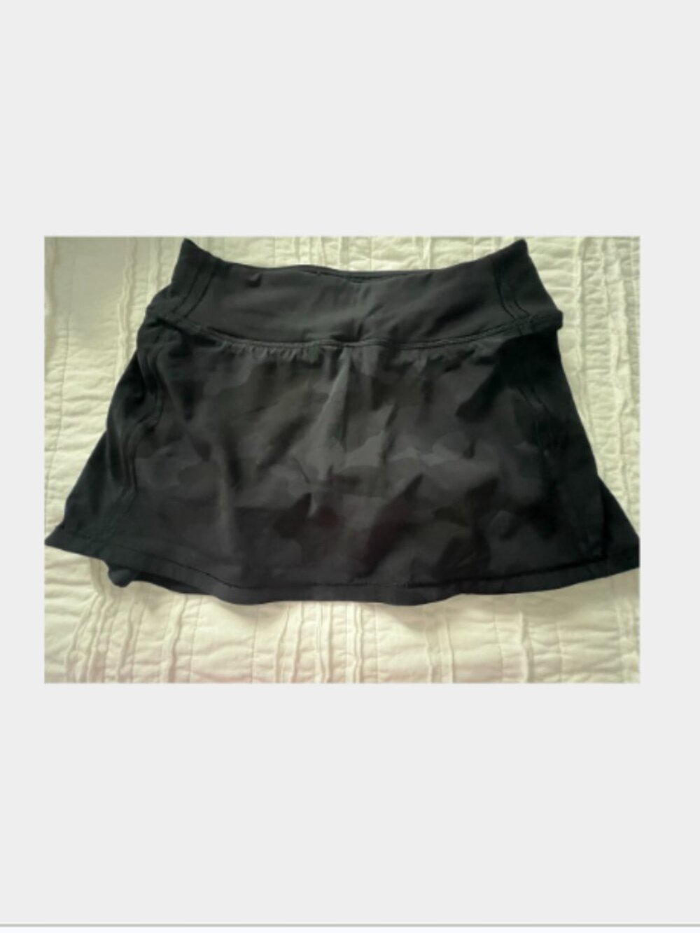 NEVER WORN Lululemon Pace Rival Mid-Rise Skirt - Heritage Camo Black - Size 2